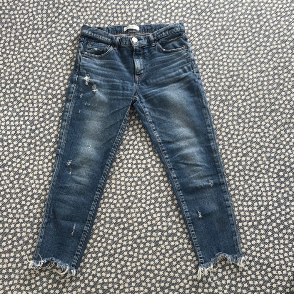 Moussy Vintage Cropped Jeans, size 27